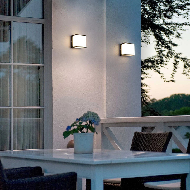AeroCube Outdoor Wall Light | Modern Waterproof LED