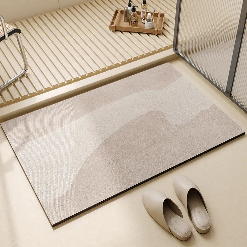 Super Absorbent Bath Mat | Quick-Dry Non-Slip Bathroom Floor Mat