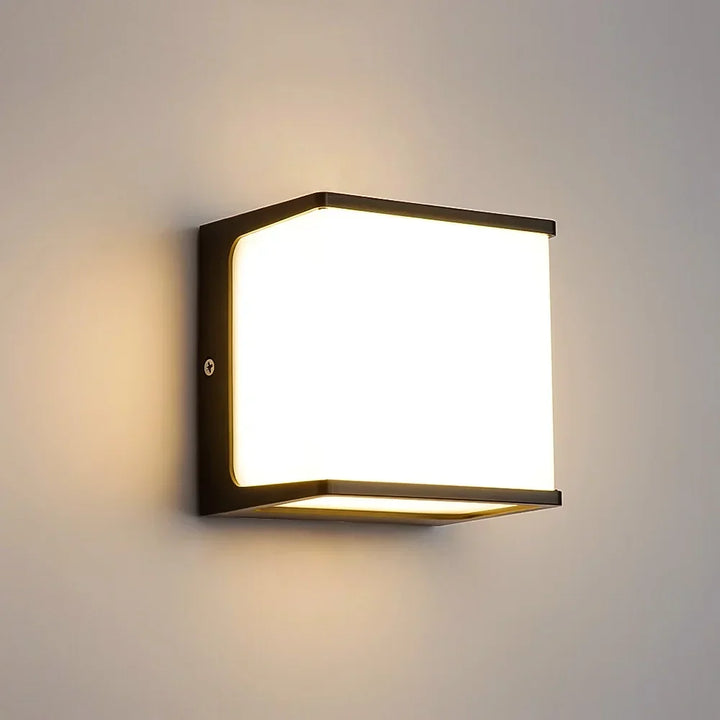 AeroCube Outdoor Wall Light | Modern Waterproof LED