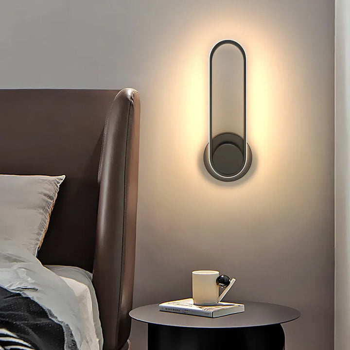 Modern LED Wall Light | 330° Rotating Aluminium Sconce