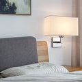 Wall Lamp with Reading Light | E27 Bedside Wall Sconce