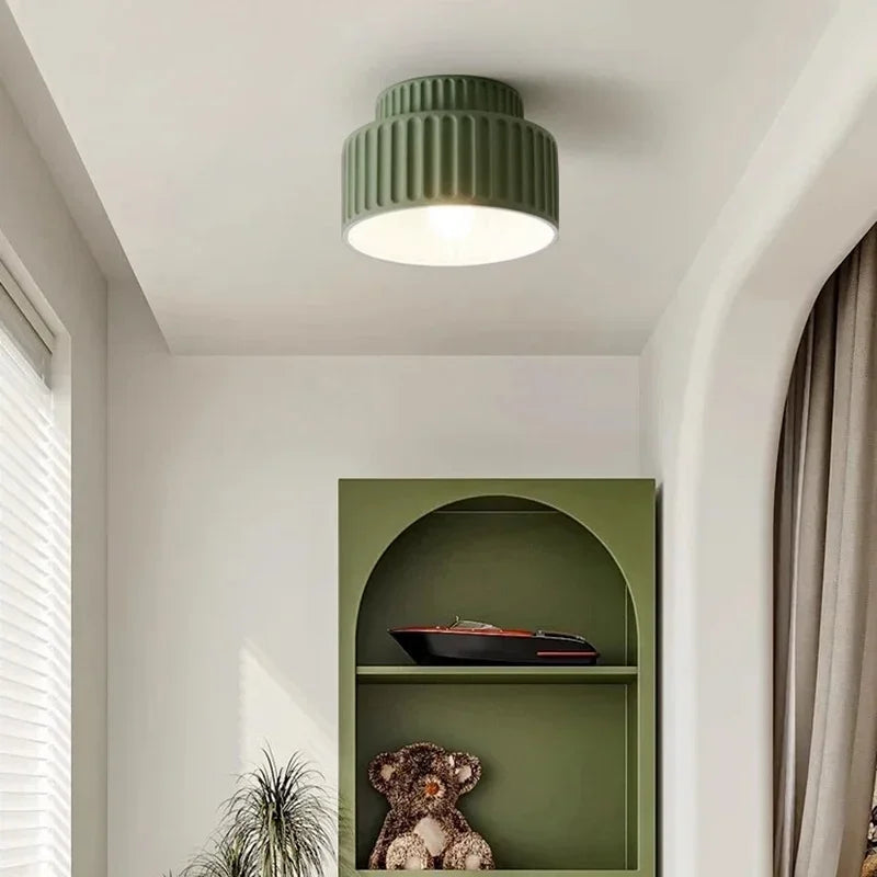 Nordic Ripple Ceiling Light | Sculptural Form, Soft Illumination