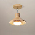NordicWood Ceiling Lamp | Natural Timber Cone Design
