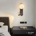 LunarBeam Dual Wall Light | Modern Nordic Bedside Design