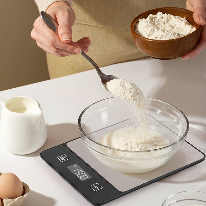 Kitchen Scale Digital Stainless Steel 22lb Food Measuring Scale