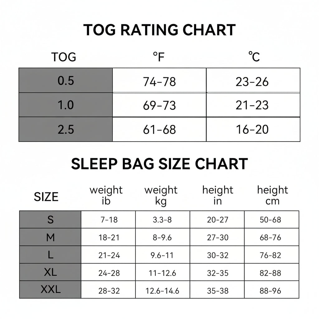 Baby Sleep Sack Bamboo Breathable Lightweight Sleeping Bag
