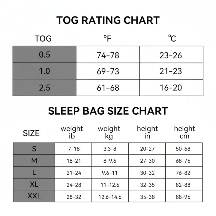 Baby Sleep Sack Bamboo Breathable Lightweight Sleeping Bag