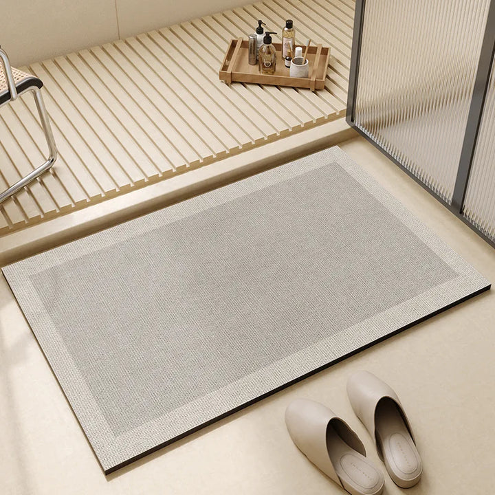 Super Absorbent Bath Mat | Quick-Dry Non-Slip Bathroom Floor Mat