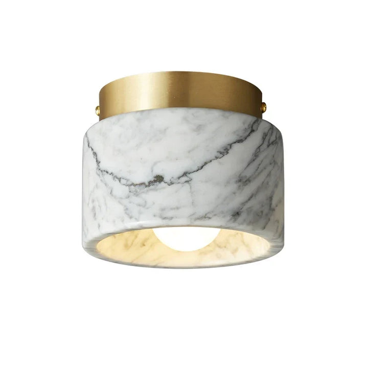 Nordic Marble Ceiling Light | Modern Downlight with Stone Finish