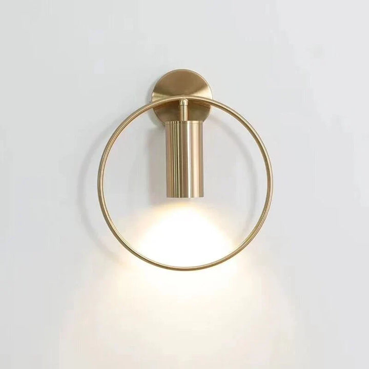 Halo Wall Light | Nordic Gold Minimalist Design