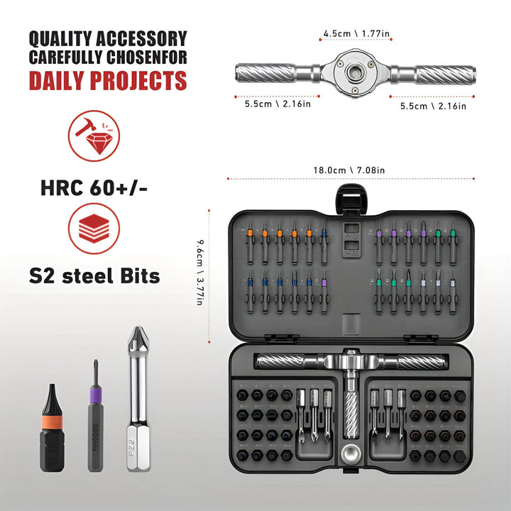Screwdriver Set Magnetic Ratchet Precision Tool Kit
