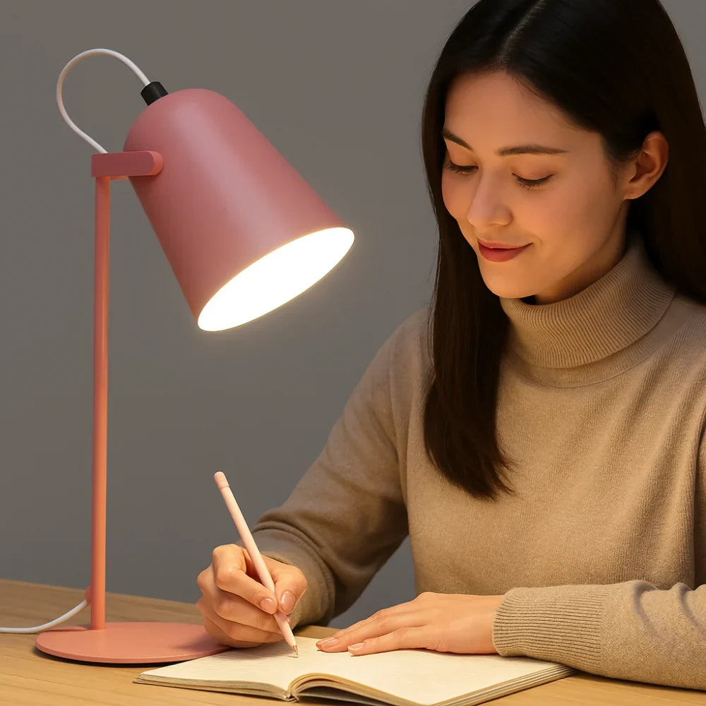Table Lamp Rotating Metal Adjustable Desk Light