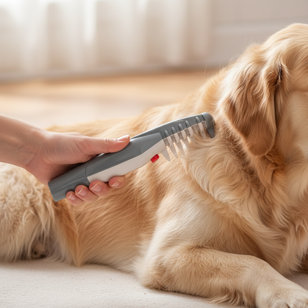 Pet Grooming Comb Electric Flea Removal Tool