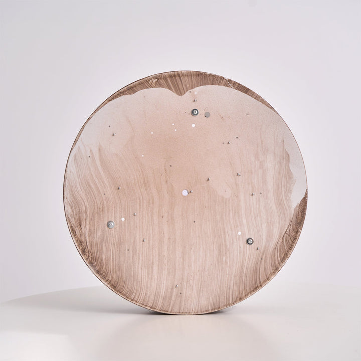 Vaako Ceiling Lamp | Walnut Finish LED Ceiling Light