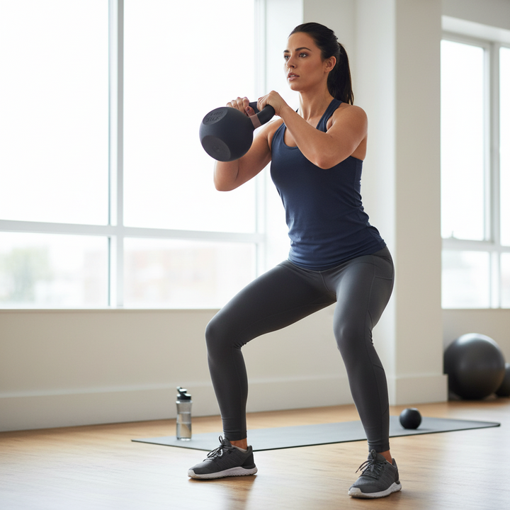 Kettlebell Weight Cast Iron Strength Training Exercise Equipment