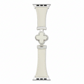 Watch Band Leather Floral Adjustable Smartwatch Replacement Strap