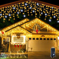 Christmas Outdoor Lights LED Curtain Hanging Display