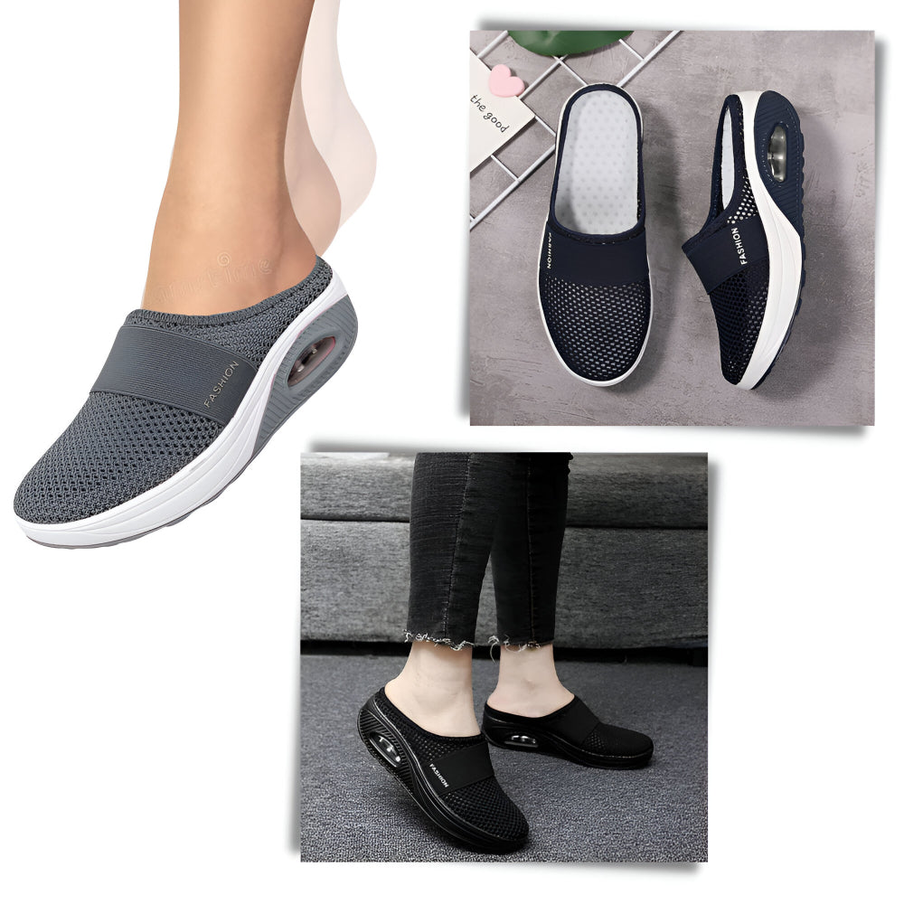Women’s Shoes Slip Walking Mesh Cushion Sole