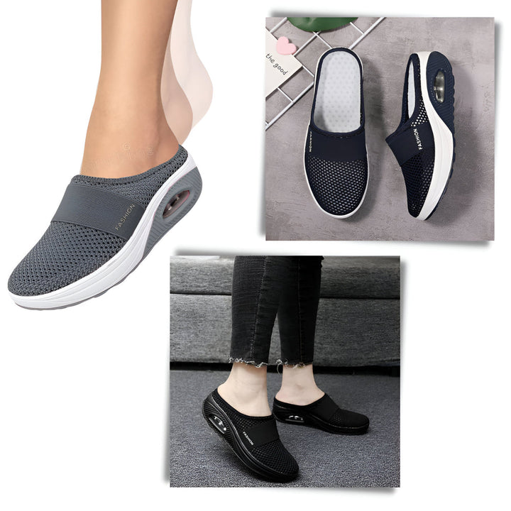 Women’s Shoes Slip Walking Mesh Cushion Sole