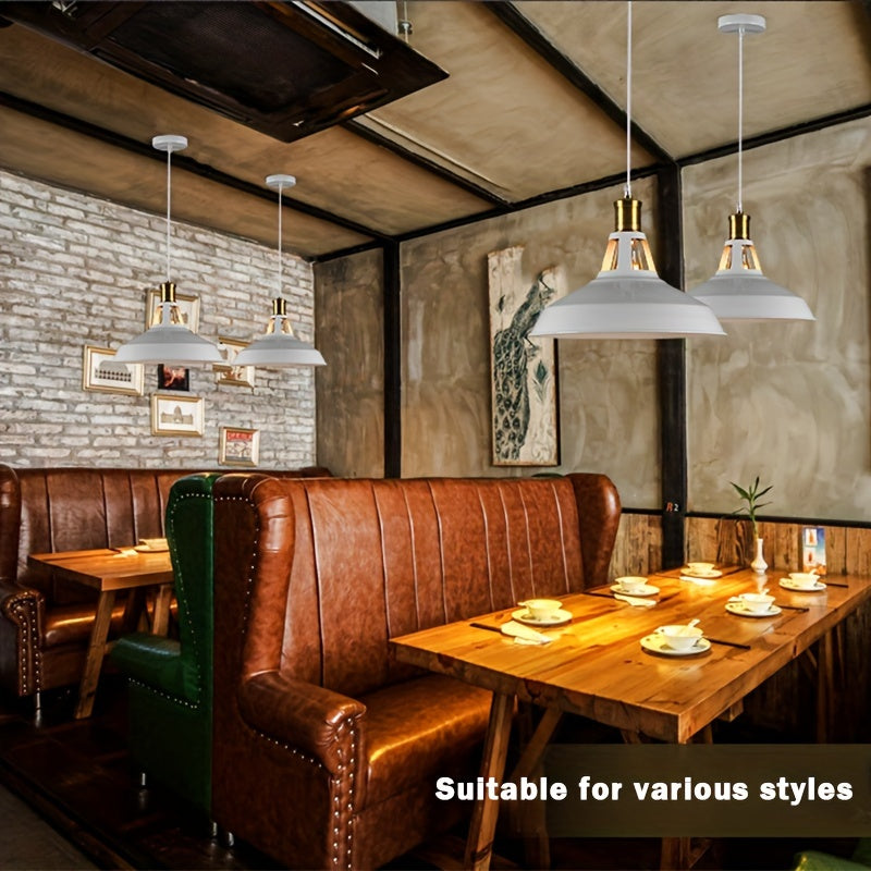 Industrial Metal Pendant Light | Retro Loft Style