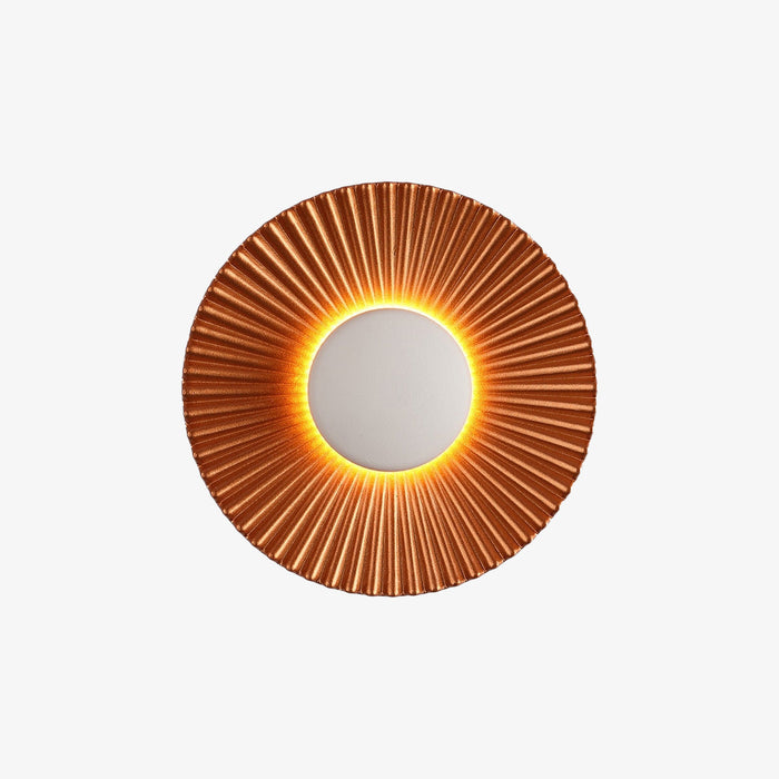 Hasna SunRay Wall Lamp | Modern Metallic Sun Design