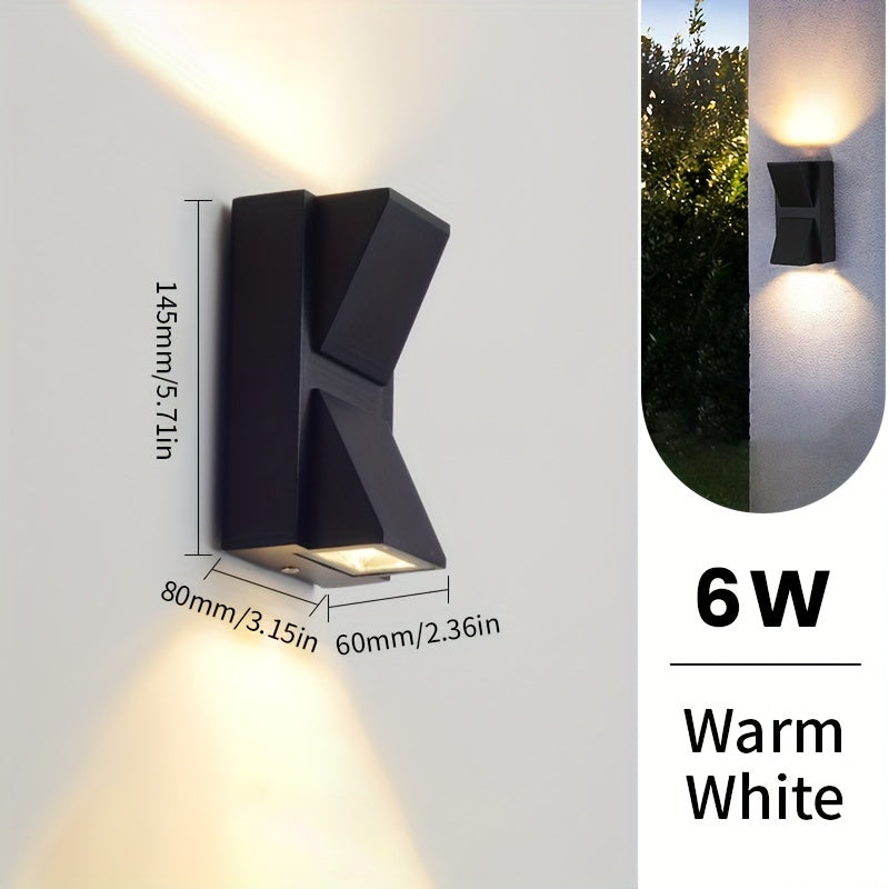 Modern LED Outdoor Wall Light | 3W / 6W Waterproof Decorative Lighting