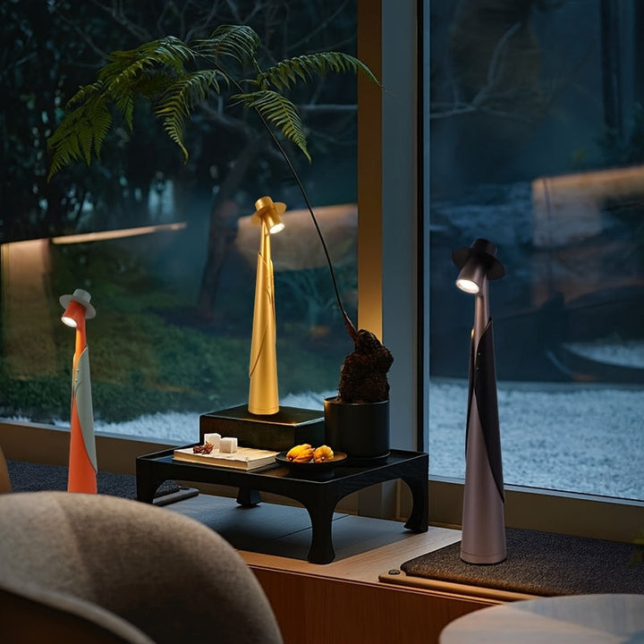Modern Rechargeable LED Hat Lamp | Creative Touch Desk Light
