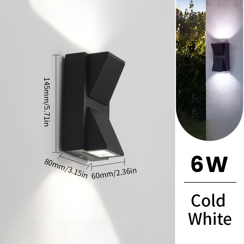 Modern LED Outdoor Wall Light | 3W / 6W Waterproof Decorative Lighting