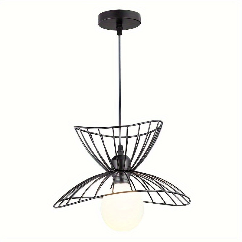 Retro Black Pendant Light | Adjustable Industrial Design