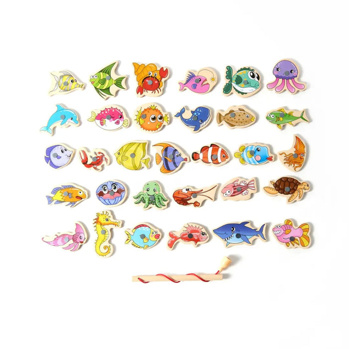 Fishing Toy Fine Skills Toy Set Magnetic Rod