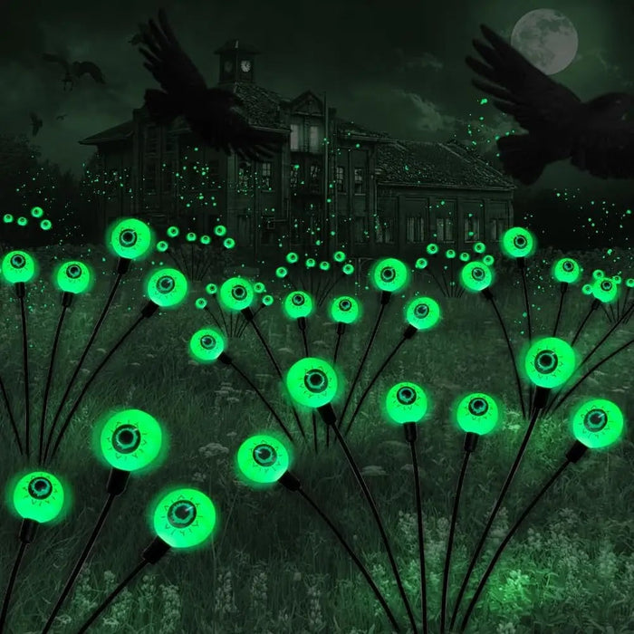 Halloween Decoration LED Lights Solar Powered Garden Orbs