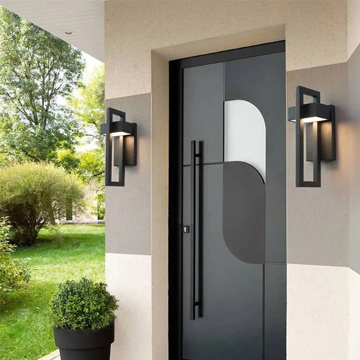 Modern Outdoor Wall Light | Scandinavian Aluminium LED Wall Lamp
