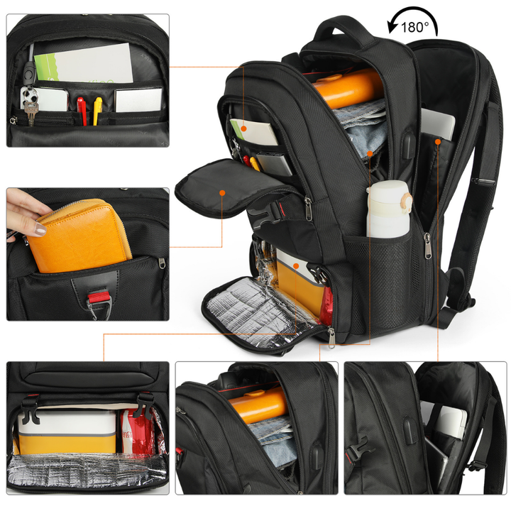 Backpack Travel Large Insulated Laptop Compartment Organizer