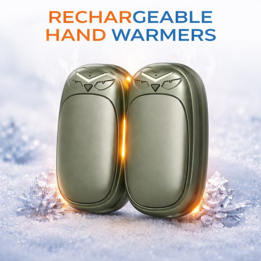 Hand Warmer Electric Pocket Heater Dual Unit Set