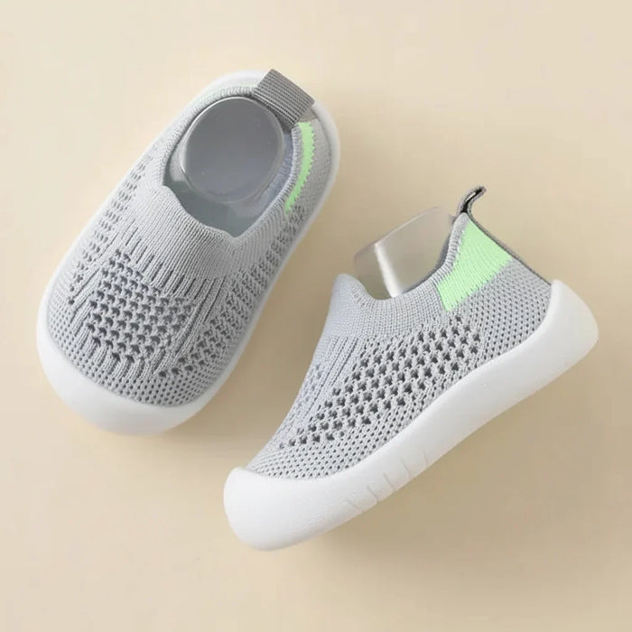 Kids Sneakers Breathable Mesh Slip On Shoes Non Slip Lightweight