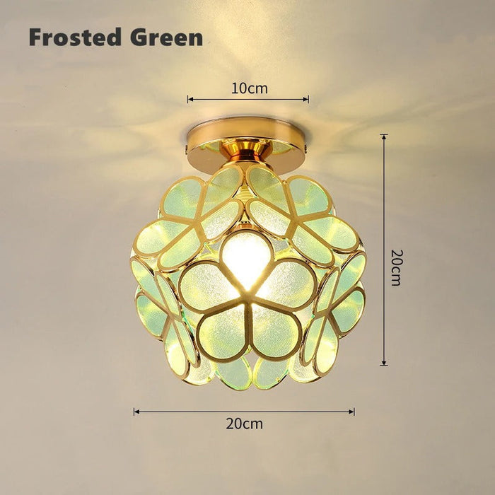 Nordic Petal Aisle Ceiling Lamp | Elegant Corridor & Bedroom Light