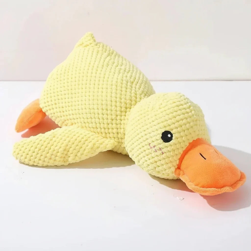 Calming Dog Toy Quacking Sound Chewing Play