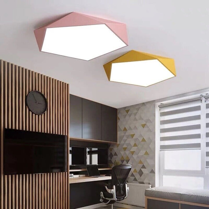 Skydor Ceiling Light | Modern Geometric LED Design