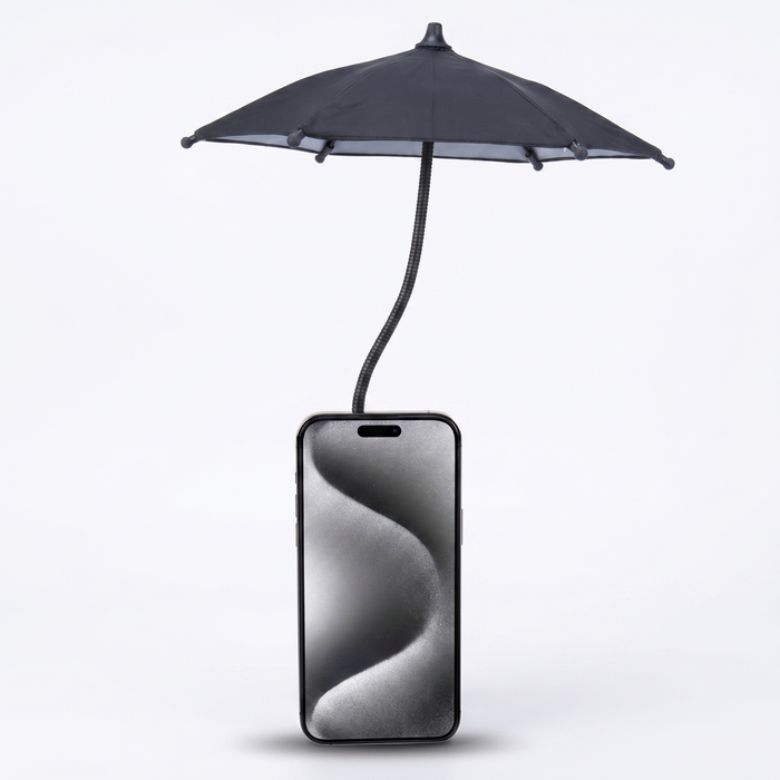 Sun Protection Phone Umbrella Adjustable Gooseneck